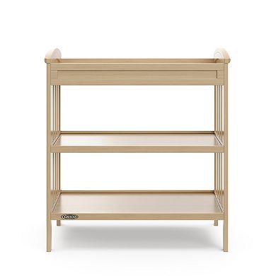 Graco Benton Changing Table with Water-Resistant Changing Pad & Storage Shelves
