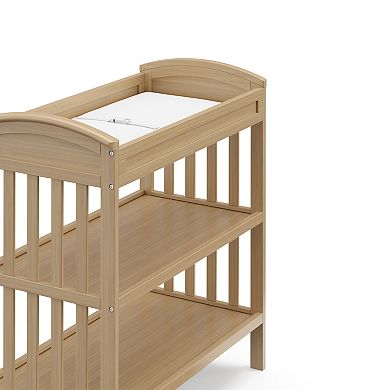 Graco Benton Changing Table with Water-Resistant Changing Pad & Storage Shelves