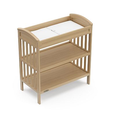 Graco Benton Changing Table with Water-Resistant Changing Pad & Storage Shelves