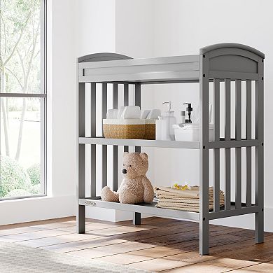 Graco Benton Changing Table with Water-Resistant Changing Pad & Storage Shelves