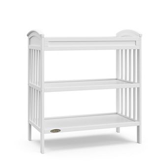 Graco Benton Changing Table with Water-Resistant Changing Pad & Storage Shelves