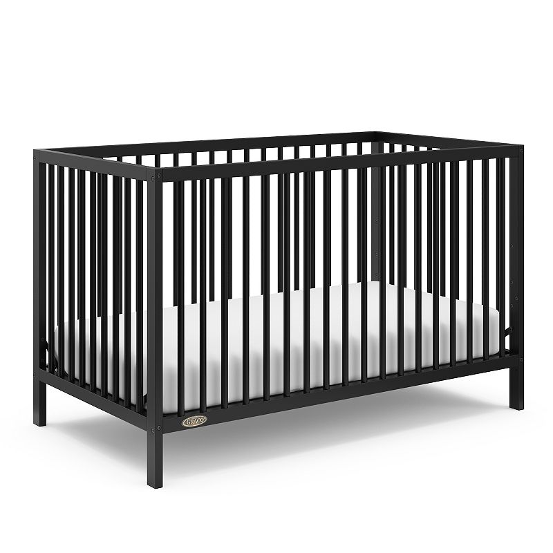 Graco Teddi 5-in-1 Convertible Crib, Black