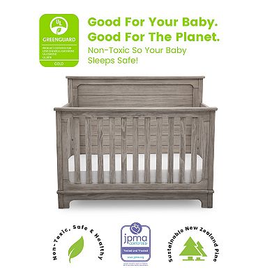 Simmons Kids Slumbertime Monterey 4-in-1 Convertible Crib