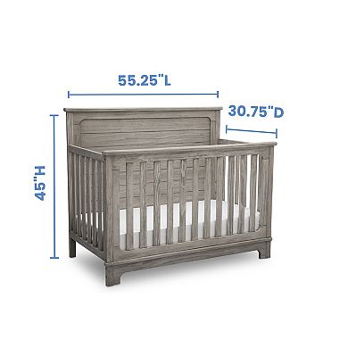 Simmons Kids Slumbertime Monterey 4-in-1 Convertible Crib