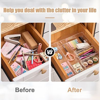 Sorbus 5-Piece Office Drawer Organizer Set