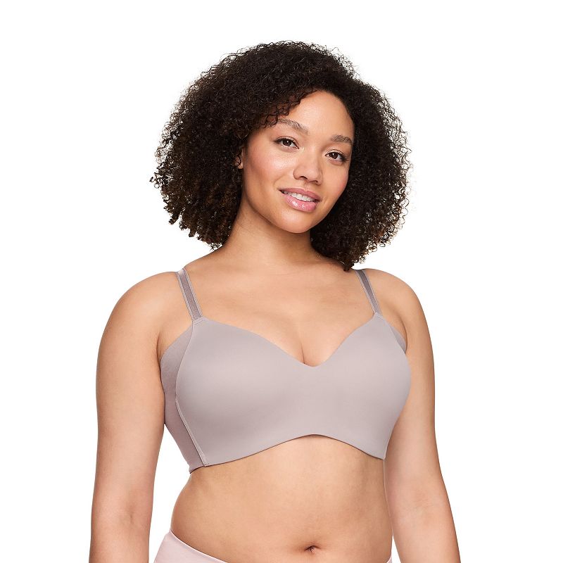 Warners No Side Effects® Underarm-Smoothing Wireless Bra RM3061A, Women's, Size: 38 C, Mink