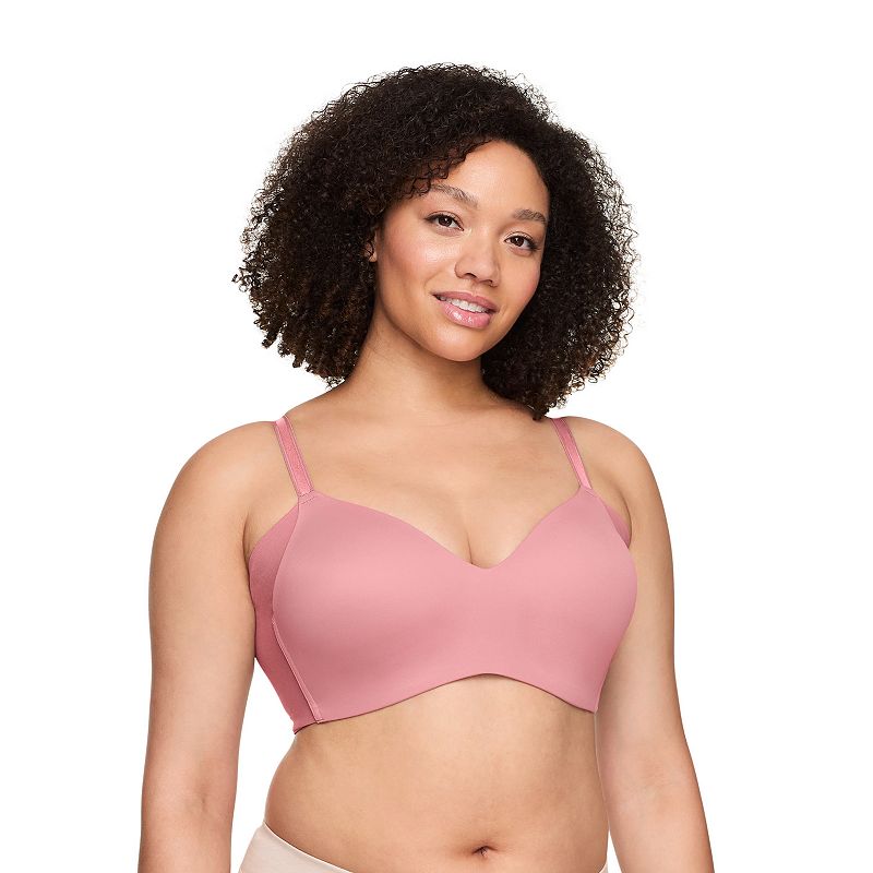 Warners No Side Effects® Underarm-Smoothing Wireless Bra RM3061A, Women's, Size: 40 C, Pink
