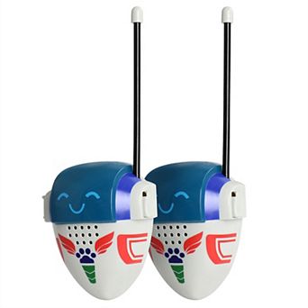 2 pc Molded PJ Robot Walkie Talkie Set in Multi-Color