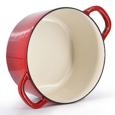 6 Quart Enameled Cast Iron Dutch Oven