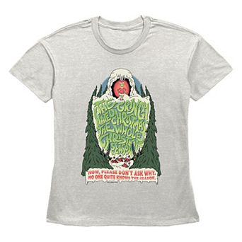 Women's Dr. Seuss Grinch Hated Christmas Graphic Tee