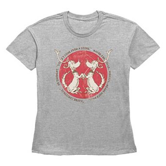 Women's Dr. Seuss Grinch Max The Reindeer Maybe Christmas Means Much More Graphic Tee