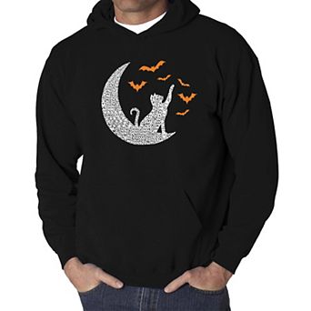 Lunar Bats - Men's Word Art Hooded Sweatshirt