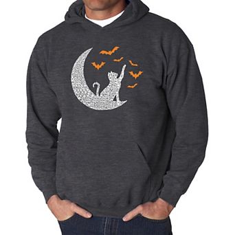 Lunar Bats - Men's Word Art Hooded Sweatshirt