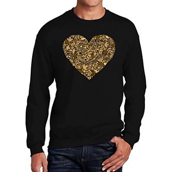 Fall Vibes - Men's Word Art Crewneck Sweatshirt