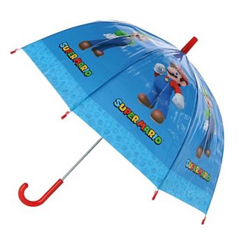 Textiel Trade Kids' Super Mario and Luigi Stick Umbrella