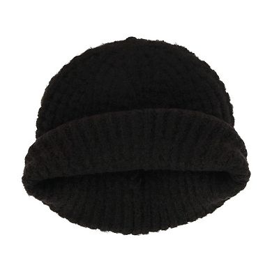David & Young Women's Waffle Knit Winter Beanie with Cuff