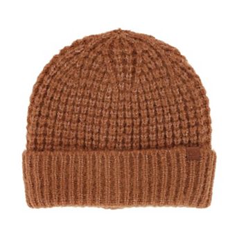 David & Young Women's Waffle Knit Winter Beanie with Cuff