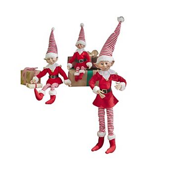 BrylaneHome 21H Posable Christmas Elf