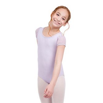Capezio Puff Sleeve Keyhole Back Leotard