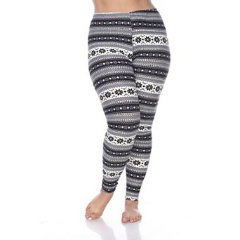 Plus Size Holiday Printed Leggings