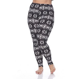 Plus Size Holiday Printed Leggings