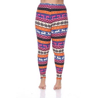 Plus Size Holiday Printed Leggings