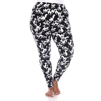 Plus Size Super Soft Cat Print Leggings