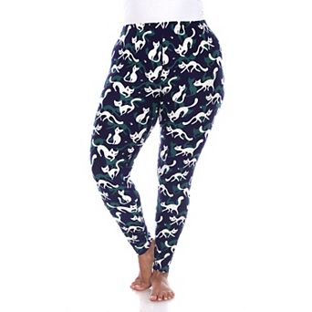 Plus Size Super Soft Cat Print Leggings