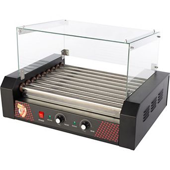24 Hot Dog Roller Machine with Cover by Great Northern Popcorn