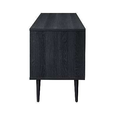 59 in. Wood TV Stand with 2 Storage Cabinets Fits TV's up to 65 in.