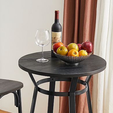 Glitzhome Bar Table Round Top