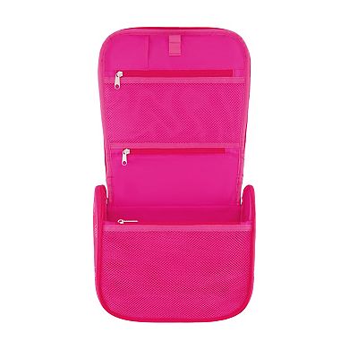 Barbie All-Over Logo Pattern Travel Cosmetic Bag