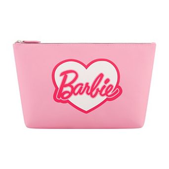 Mattel Barbie Cosmetic Bag with Heart Logo
