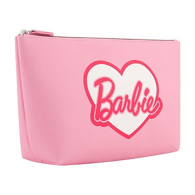 Mattel Barbie Cosmetic Bag with Heart Logo