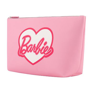 Mattel Barbie Cosmetic Bag with Heart Logo