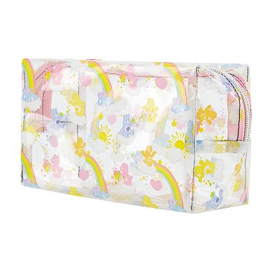 Care Bears Rainbow Clouds All-Over Print Clear Cosmetic Bag