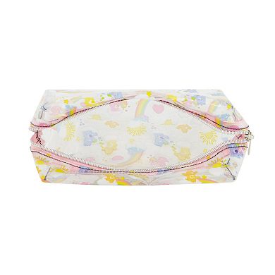 Care Bears Rainbow Clouds All-Over Print Clear Cosmetic Bag