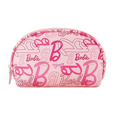 Mattel Barbie 2-piece Pink Travel Cosmetic Case Set