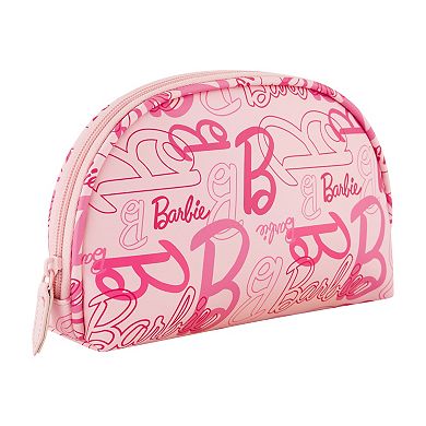 Mattel Barbie 2-piece Pink Travel Cosmetic Case Set