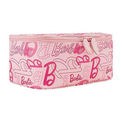 Mattel Barbie 2-piece Pink Travel Cosmetic Case Set