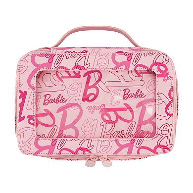 Mattel Barbie 2-piece Pink Travel Cosmetic Case Set