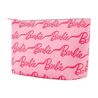 Mattel Barbie All-Over Logo Cosmetic Bag