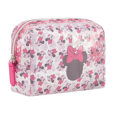 Disney's Minnie Mouse Clear Rectangular Cosmetic Bag