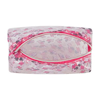 Disney's Minnie Mouse Clear Rectangular Cosmetic Bag