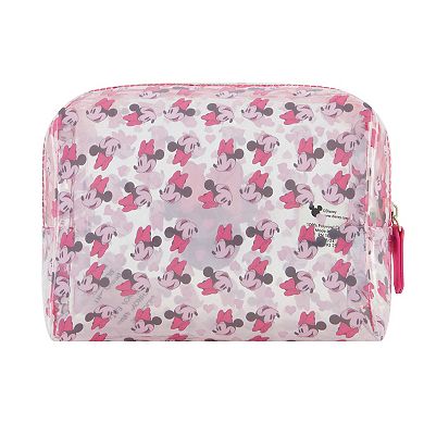 Disney's Minnie Mouse Clear Rectangular Cosmetic Bag