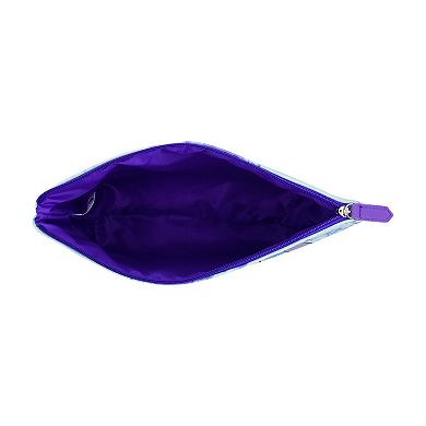 Disney's Stitch Tie Dye Wedge Cosmetic Bag