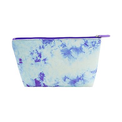 Disney's Stitch Tie Dye Wedge Cosmetic Bag