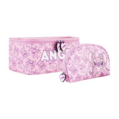 Disney's Lilo & Stitch Angel 2-piece Travel Cosmetic Case Set