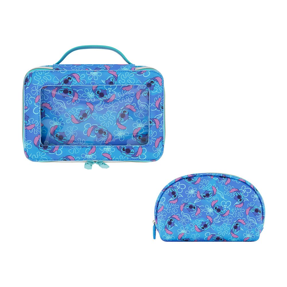 Disney's Lilo & Stitch Stitch 2-piece Travel Cosmetic Case Set