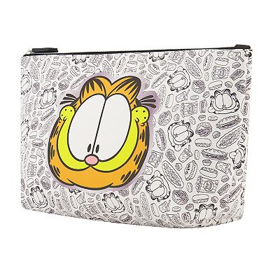 Viacom Garfield "Yummy" Trapezoid Cosmetic Bag